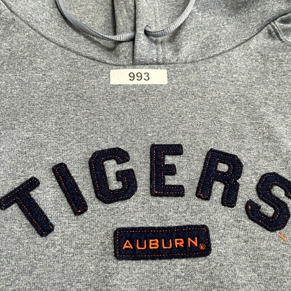 Under Armour Auburn Tigers Grey Unisex Hoodie Size Large - Picture 9 of 10